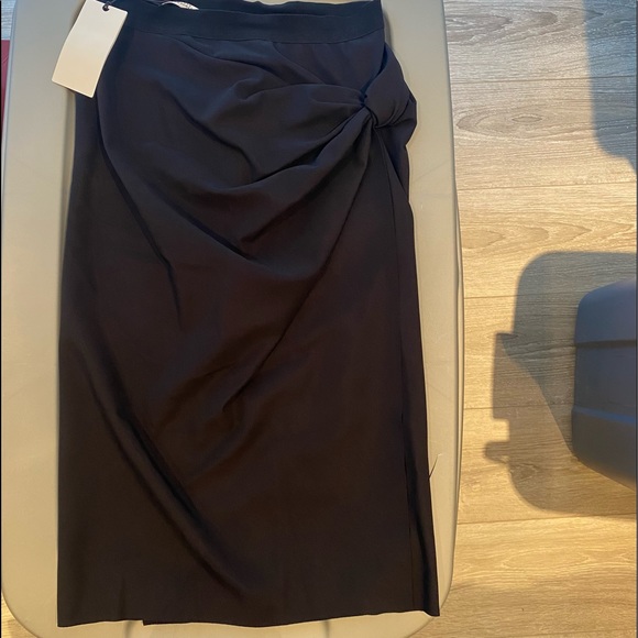 Dorothee Schumacher Black Midi Skirt Size 1 or US Small - Picture 1 of 6